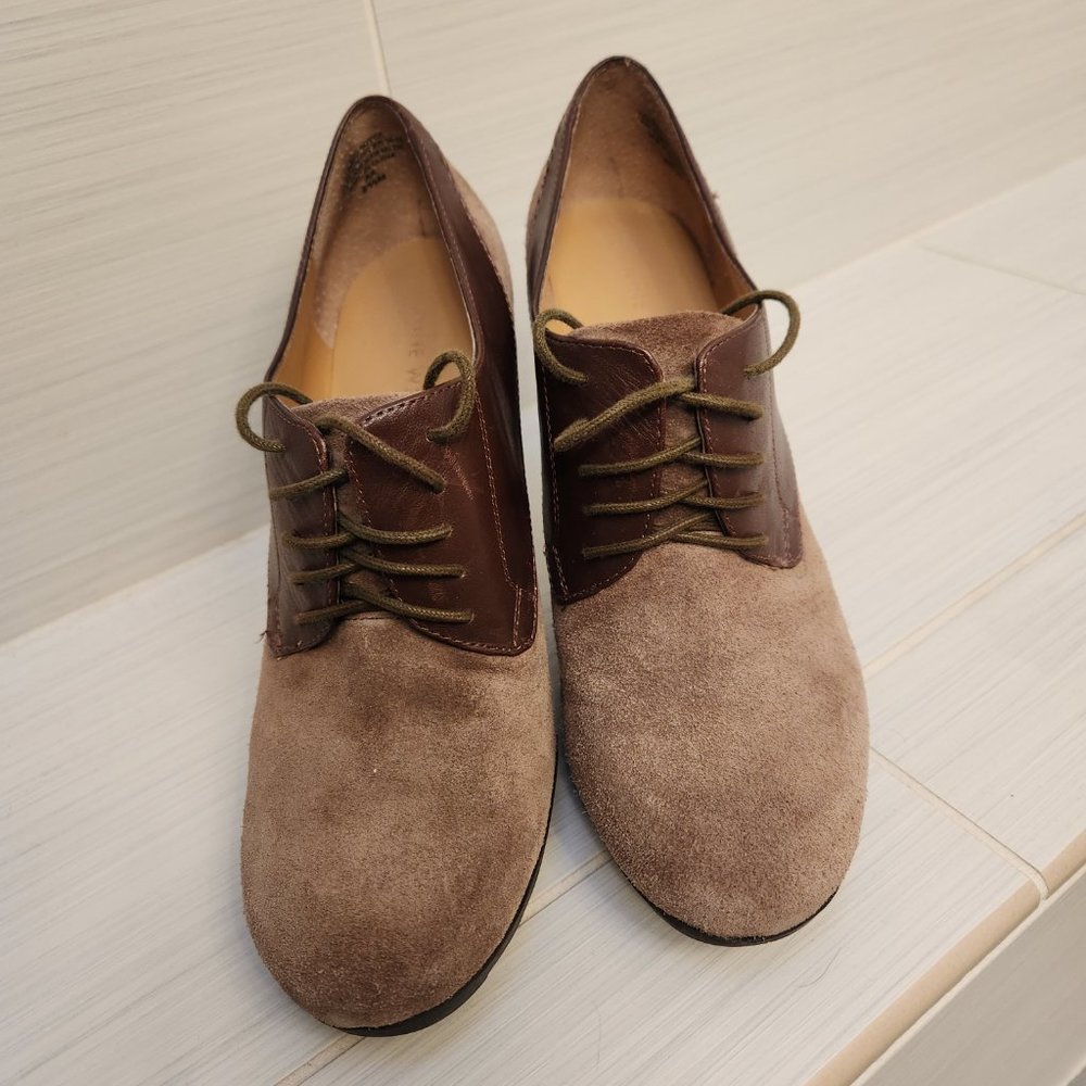Nine West Candyce Heel Suede/Leather Shoes View 3